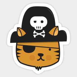 Pirate Cat (Jumpy Icon Series) Sticker